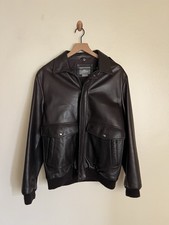 LACOSTE Leather bomber jacket