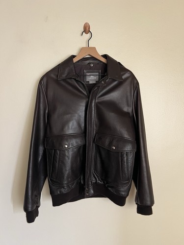 Lacoste leather bomber - leather, jacket