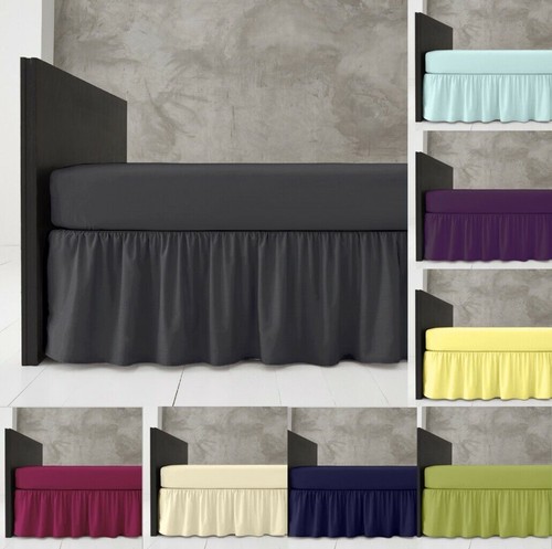 Plain fitted base valance - plain,