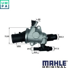 THERMOSTAT COOLANT TI 152 88