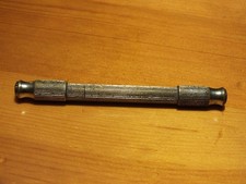 VINTAGE DOUBLE ENDED PIN CHUCK PIN VICE JEWELLERS WATCHMAKERS TOOLS