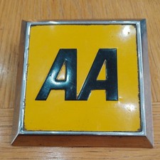 AA Car Badge Emblem 1970s
