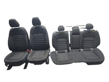 FORD MONDEO SET SEAT COMPLETE FRONT & REAR CLOTH IN BLACK MK5 2015 - 2018
