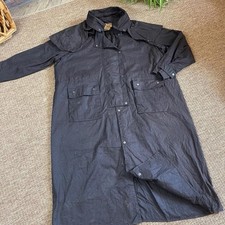 (312) Foxfire Waxed Oilskin Duster Coat 3XL