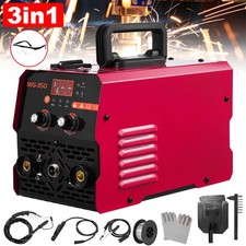 3IN1 MIG WELDER INVERTER 350Amp MMA GASLESS TIG ARC/MIG WELDING MACHINE 220V