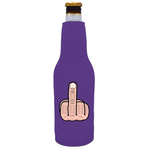 Middle finger funny - middle, beer