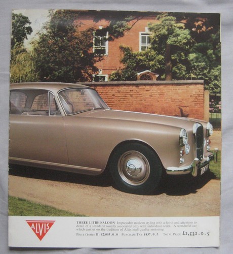 Alvis three litre series - series, 2