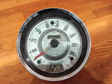 CLASSIC MINI MORRIS MK1 1959 VERY EARLY SPEEDO SPEEDOMETER CLOCK RARE SILVER