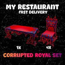 My Restaurant | 1x Corrupted Royal Set | 1x Table + 4x Chairs