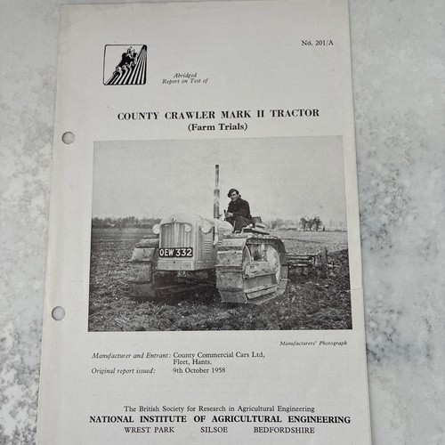 County crawler tractor 2 - county, mk