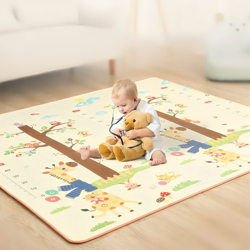 Foldable baby play - play, mat