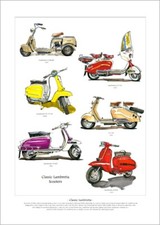 CLASSIC LAMBRETTA SCOOTERS -