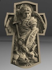 3D STL Model CROSS & GABRIEL for CNC Router Aspire Artcam 3D Printer Engraver