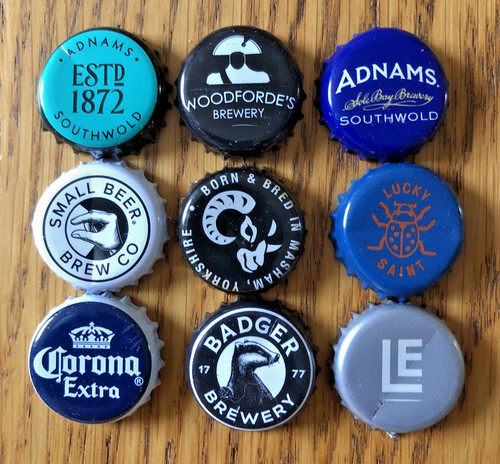 Beer bottle tops - 9,