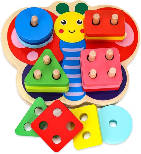 Montessori wooden stacking - montessori,