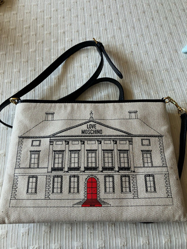 Love moschino beige canvas - love,