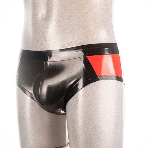 Rubber full back briefs - full,