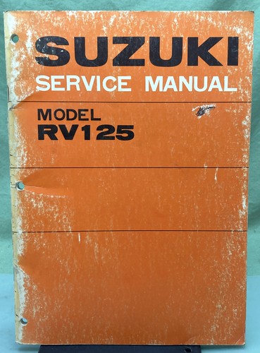 Genuine suzuki rv125 service - rv125,
