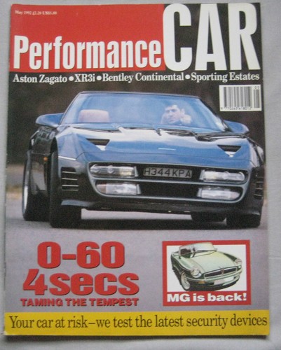 Performance car may - , 1992