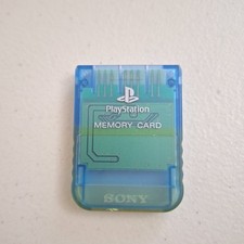 Blue Official PS1 Memory Card