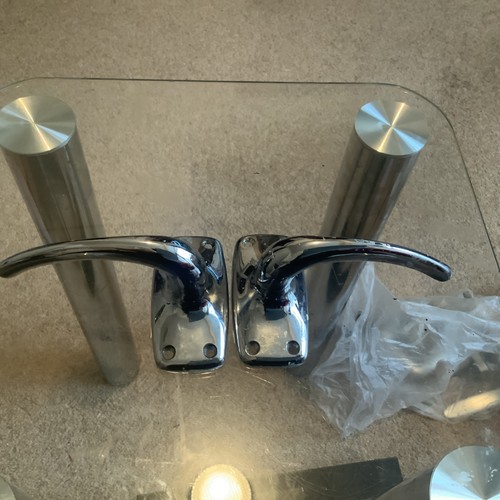 Pair art deco lever door - art, deco,