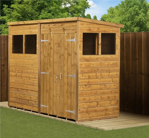 Empire pent garden shed - pent, wooden