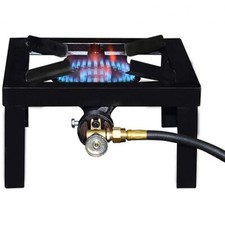 Heavy Duty Large Gas Boiling Ring Cast Iron Gas LPG Burner Cooker Restaurant