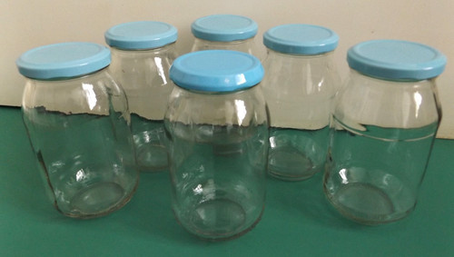 Large jam jars clean - 6,