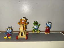 McDonald's Toys: - Vintage - Muppet Babies -  Set of 4- 1987 Kermit Fozzie m