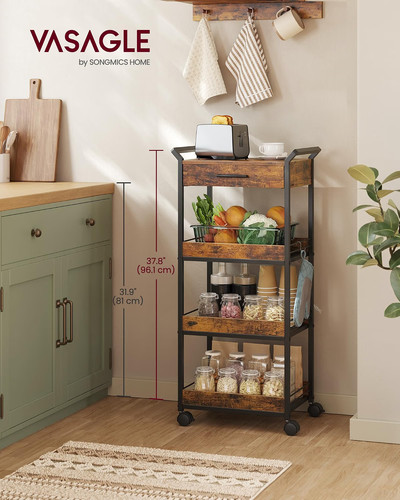 Vasagle storage trolley - storage,