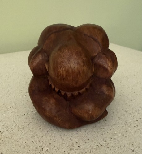 Vintage hand carved wood - carved,
