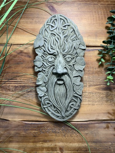 Stone garden green man - stone,
