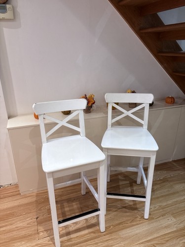 Ikea ingolf white chairs - white, need