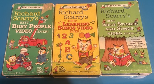 Richard scarry busytown vhs - scarry,
