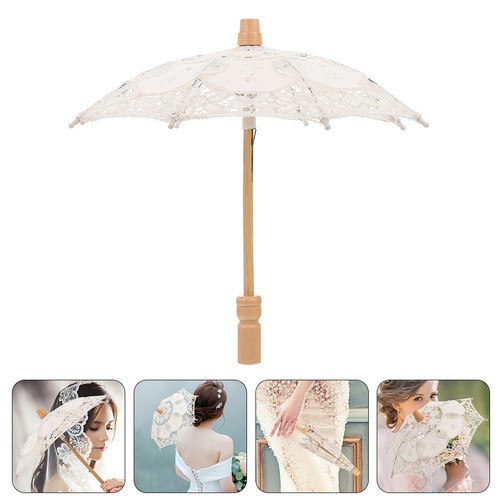Lace umbrella parasol bride - lace,