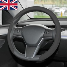 Grey Nappa Leather Steering