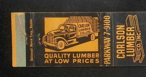 1940s old truck carlson - carlson, lumber