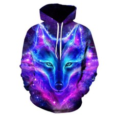 Galaxy Light Wolf Animal Women