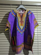 Mens Dashiki Shirt African Print (Wakanda style) - Mens XL