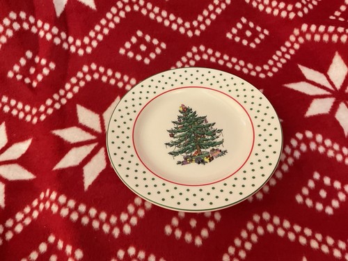 Spode christmas tree polka - tree, dot