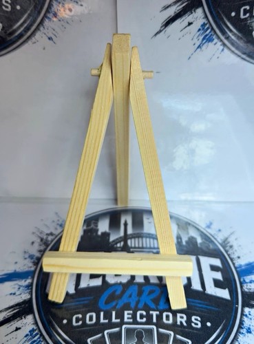 Trading card mini wooden easel