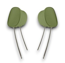 Headrests Normal Form Front Green Faux Leather for Mercedes W107 W114 W115 W116