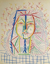 Pablo Picasso Lithograph COA