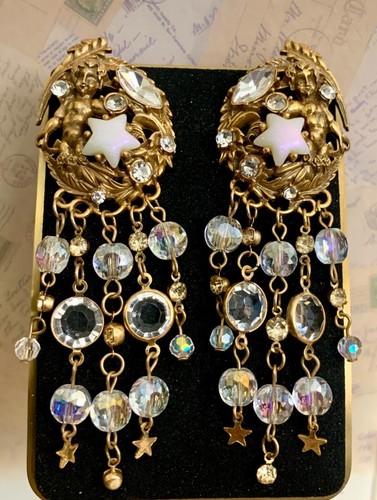 Cherub chandelier earrings - chandelier,