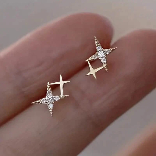 Double star design - double, stud