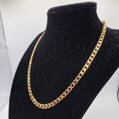 9ct gold curb chain - 19.88g,