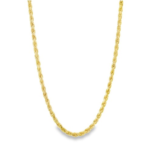 9ct yellow gold square - 9ct, rope
