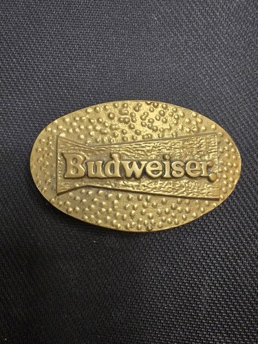 Budweiser belt buckle 1970s - budweiser,