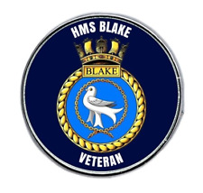HMS Blake Veteran Royal Navy RN Lapel Pin Badge Crest 25mm