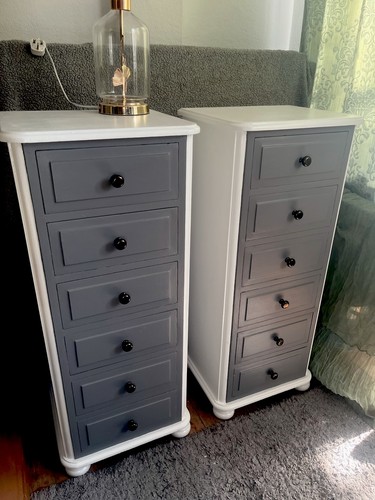 Pair vintage tallboy - tallboy, chest